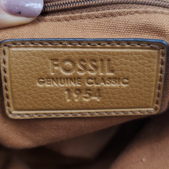 Fossil Floral Paisley Canvas Satchel Bag - Picture 9 of 9